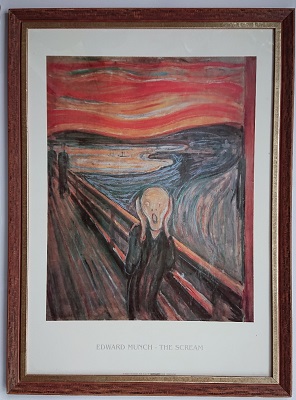 Plakat KRZYK – reprodukcja obrazu Edvarda Muncha