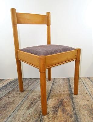 Krzesła z PRL, komplet 4 krzeseł
