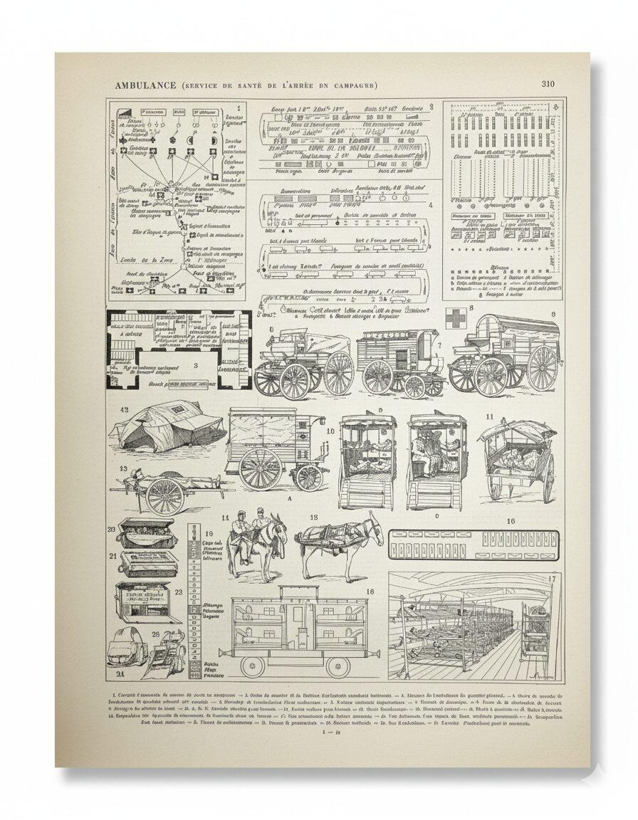 Oryginalna rycina z 1898 roku