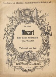 mozart, stara rycina