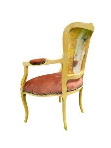 fotel dekoracyjny ludwikowski