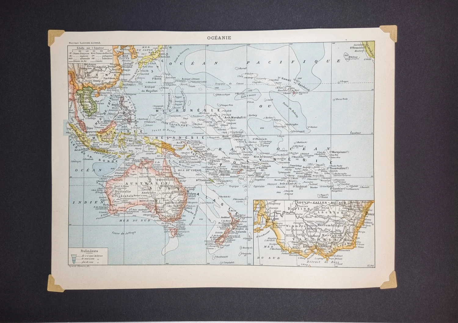 Archipelagi Polinezji na historycznej mapie Pacyfiku